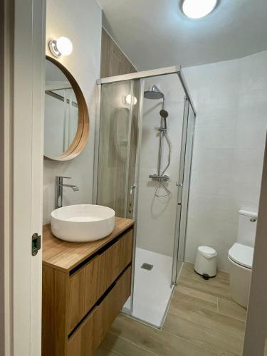 Foto del baño de Hotel La Bilbaina de Vegadeo