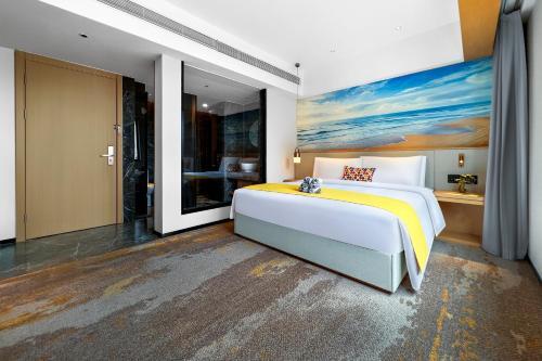 Foto de una habitación de Hotel Ausotel Smart Zhujiang Newtown Guangzhou