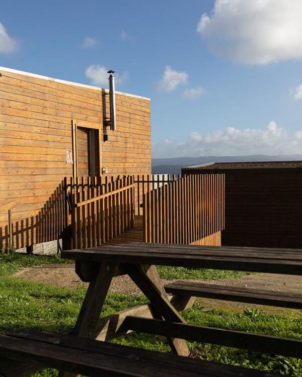 Foto del exterior de Cabañas Fisterra
