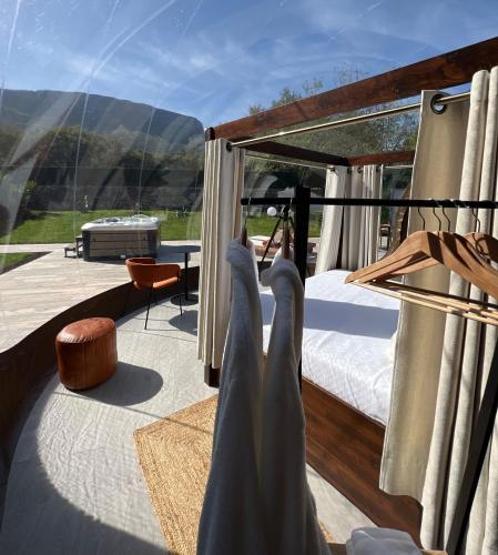 Foto de una habitación de Casa Rural Sierra Salvada Bubbles