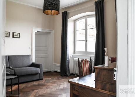 Foto de una habitación de Hostal Manoir de la Côte-Dieu