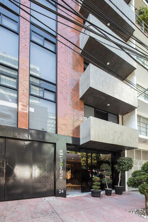 Foto del exterior de Aparthotel FlowSuites WTC
