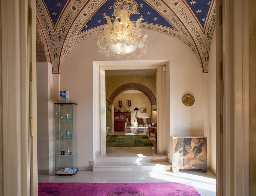 Foto de las zonas nobles de Villa Campomaggio