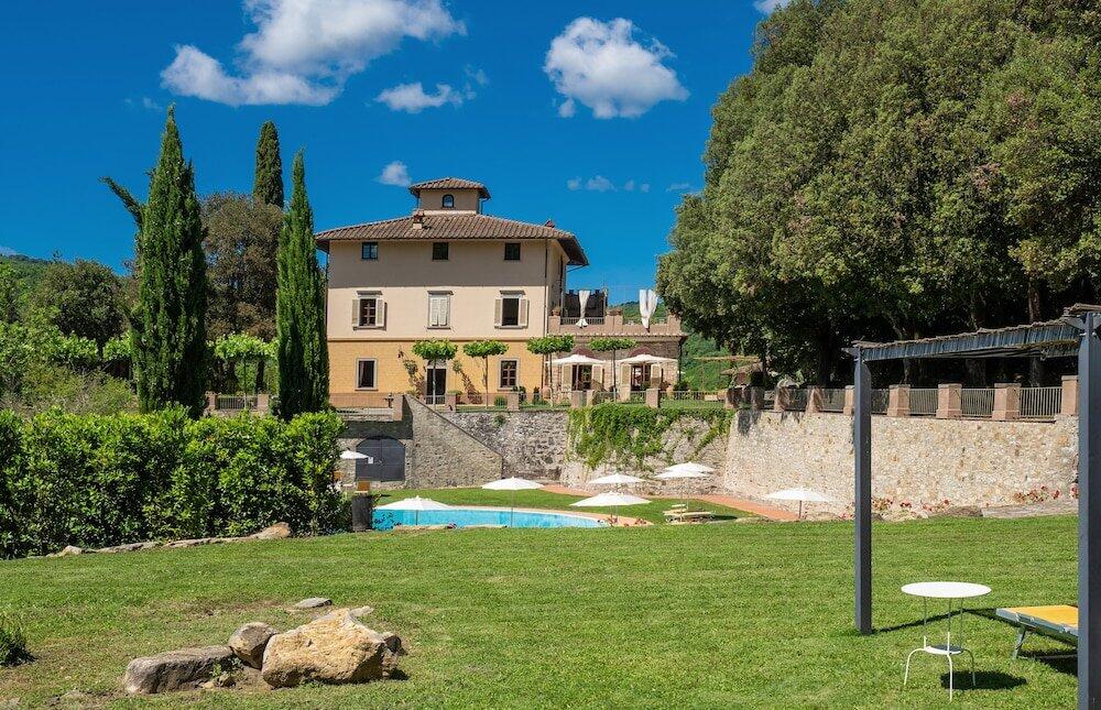Foto del exterior de Villa Campomaggio
