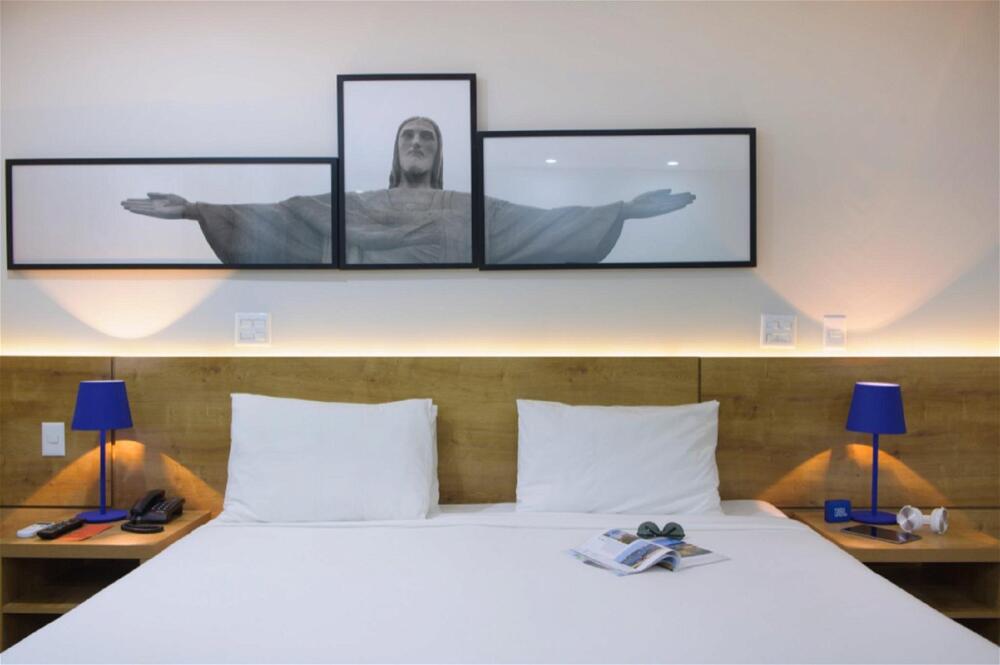 Foto de una habitación de B&amp;amp;B HOTEL Rio Copacabana Forte