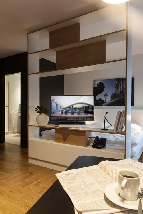 Foto de una habitación de SMARTments business Wien Hauptbahnhof - Serviced Apartments