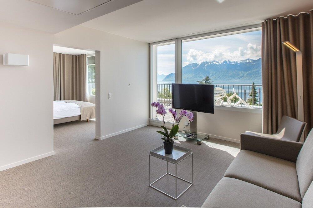 Foto de una habitación de Hotel Lavaux