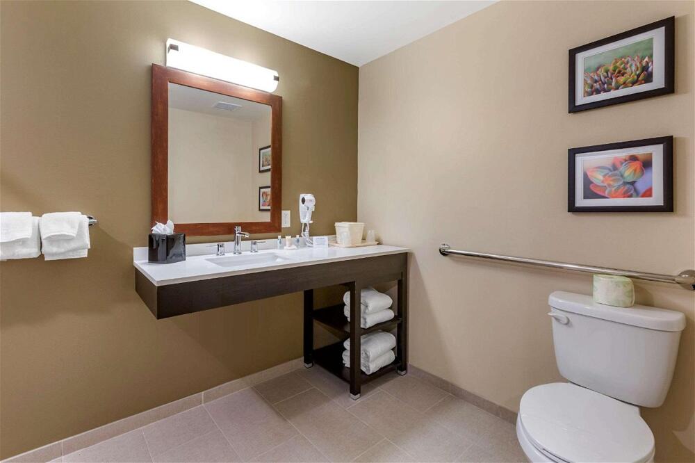 Foto de una habitación de Hotel Comfort Suites Albuquerque Airport