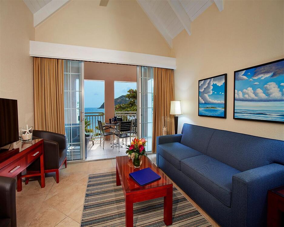 Foto de una habitación de Complejo Divi Little Bay Beach Resort