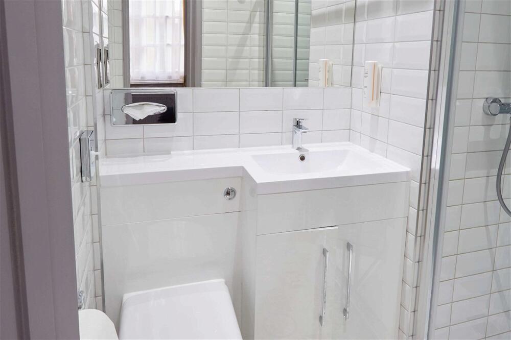 Foto del baño de Hotel Comfort Inn Victoria