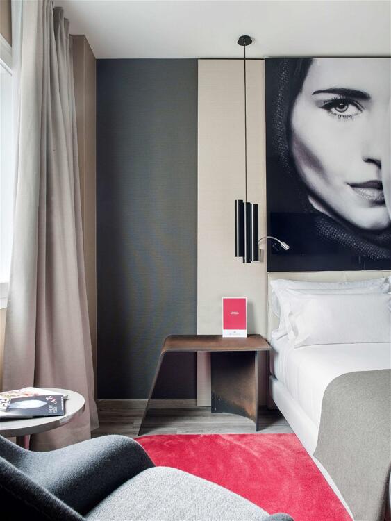 Foto de una habitación de Hotel NH Collection Madrid Suecia