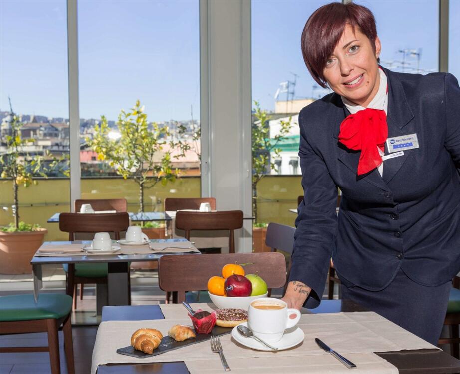 Foto de restauración de Best Western Hotel Plaza