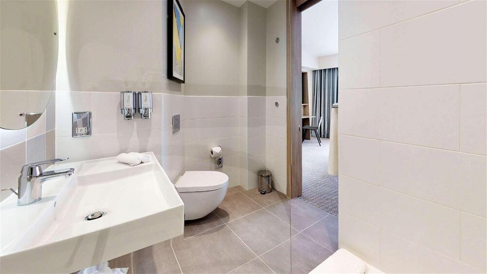 Foto del baño de Hotel Hampton by Hilton Manchester Northern Quarter