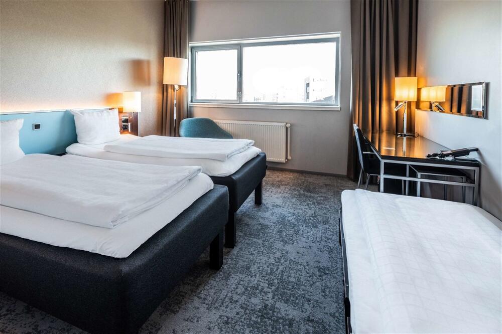 Foto de una habitación de Hotel Scandic Sluseholmen
