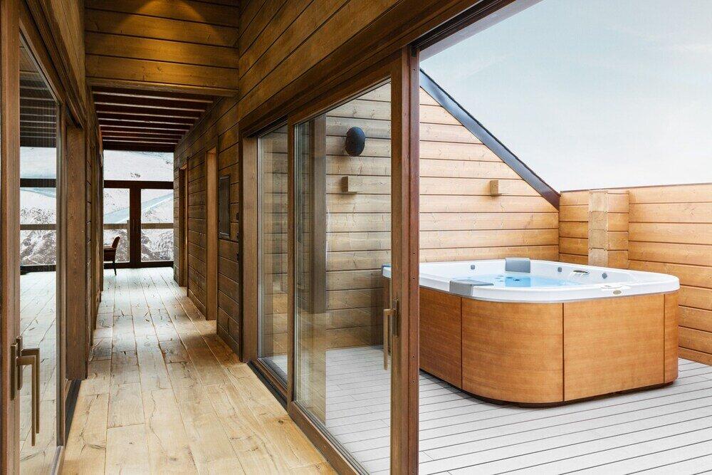Foto de una habitación de Hotel El Lodge, Ski &amp;amp; Spa