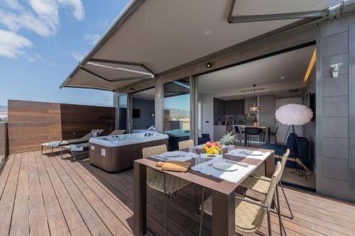 Foto de una habitación de Apartamentos La Marine