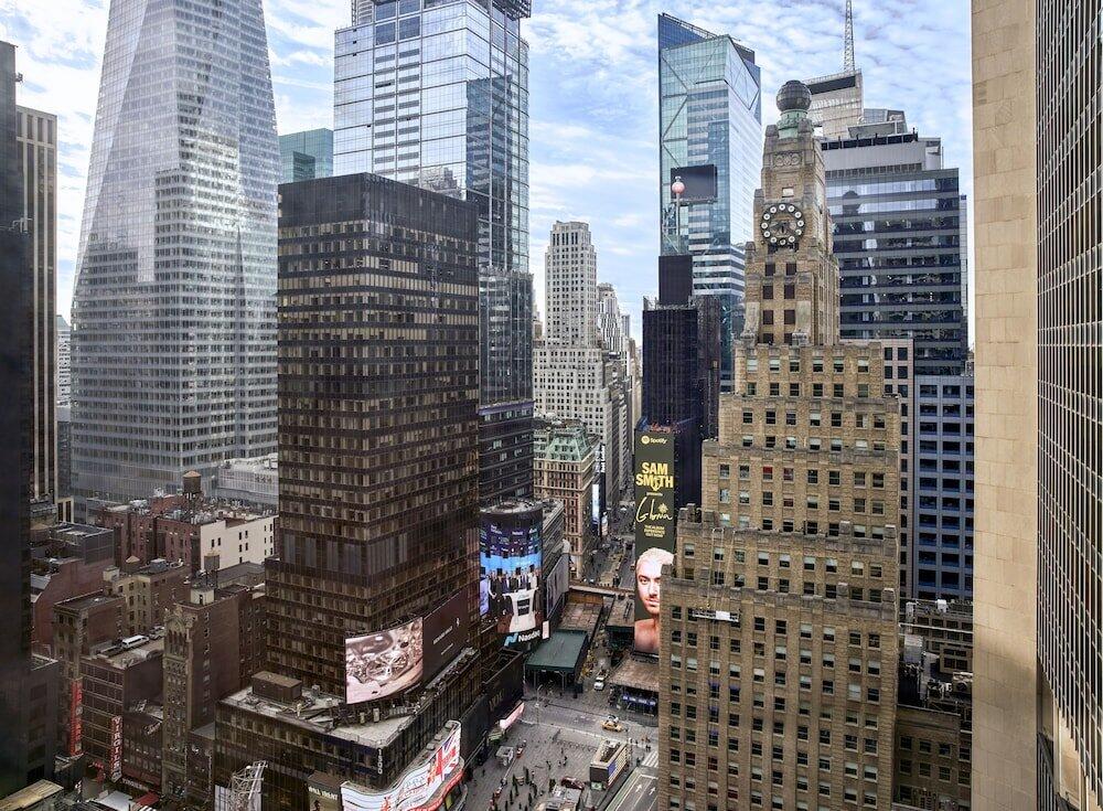 Foto de una habitación de Hotel New York Marriott Marquis