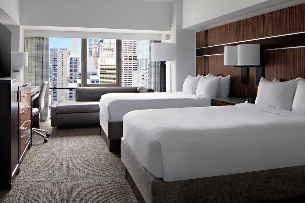 Foto de una habitación de Hotel New York Marriott Marquis
