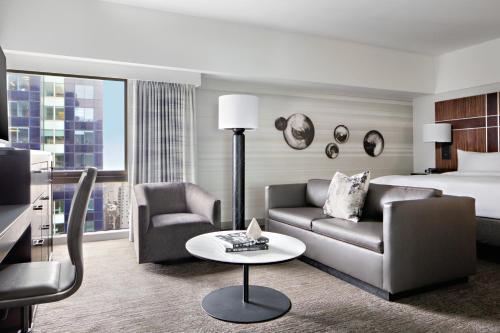 Foto de una habitación de Hotel New York Marriott Marquis