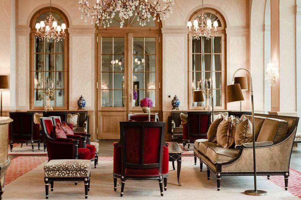 Foto de las zonas nobles de Grand Hotel Les Trois Rois
