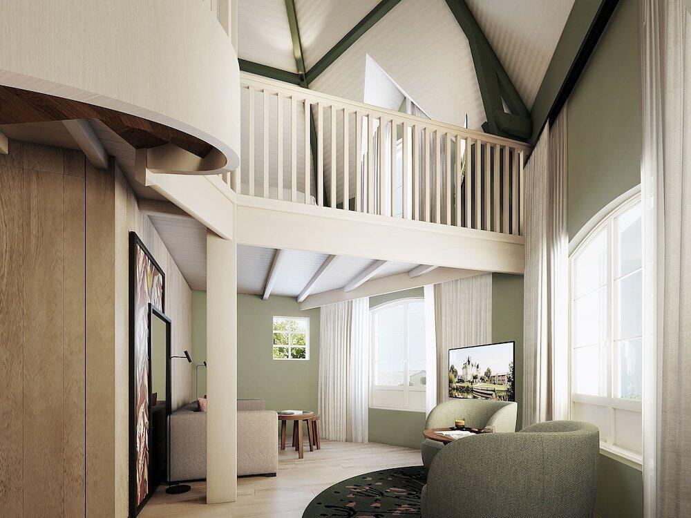 Foto de una habitación de Château Hôtel Grand Barrail