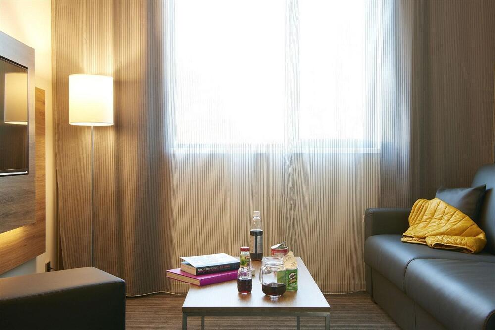 Foto de una habitación de Hotel Moxy Glasgow Merchant City