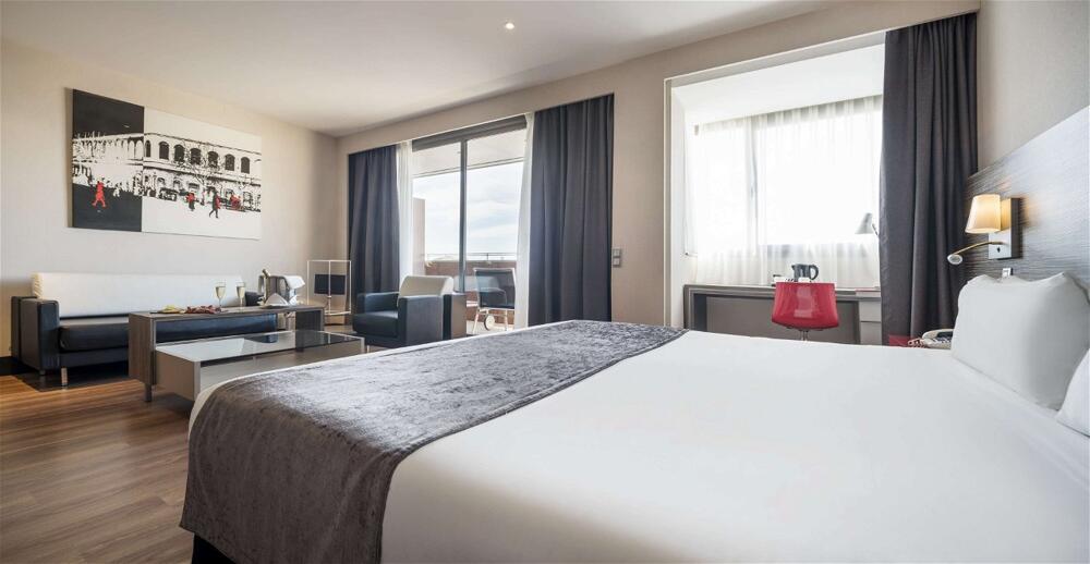 Foto de una habitación de Hotel Ilunion Barcelona