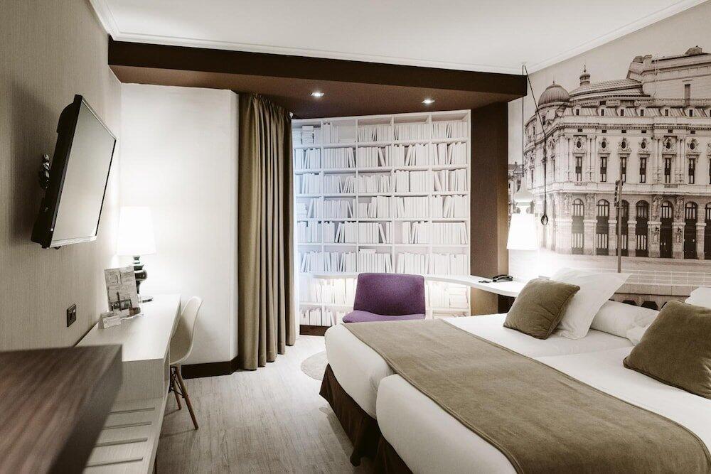 Foto de una habitación de Hotel Abando