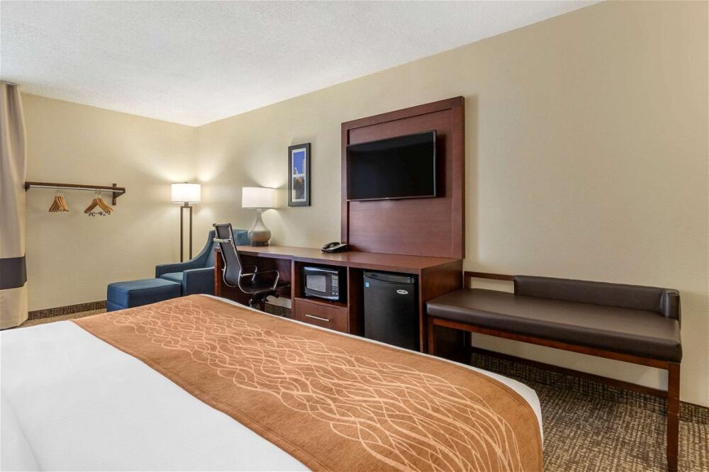 Foto de una habitación de Hotel Comfort Inn Charlotte Airport Uptown