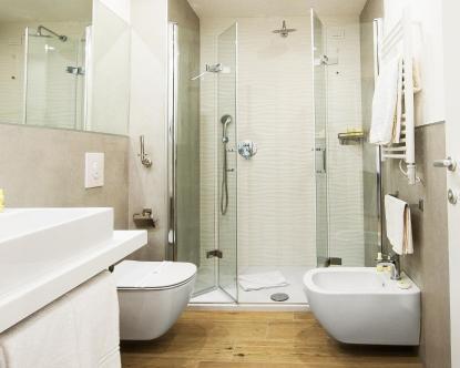 Foto del baño de Hotel Toscana Charme Resort