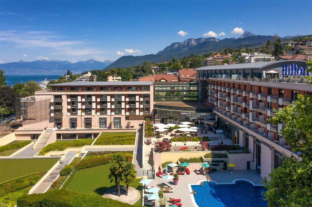 Foto del exterior de Hotel Hilton Evian Les Bains