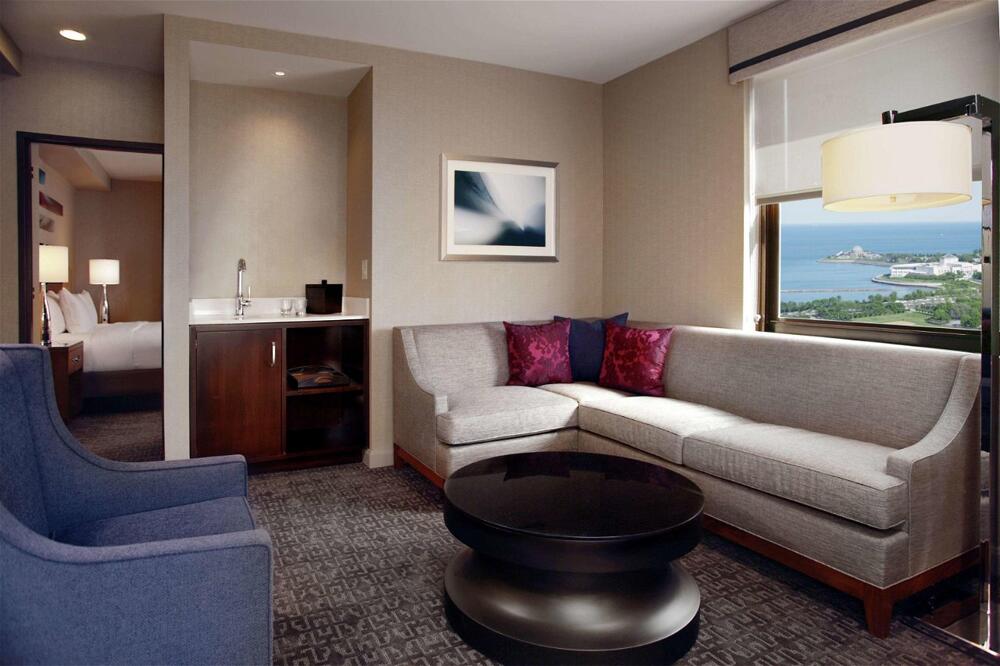 Foto de una habitación de Hotel Hilton Chicago