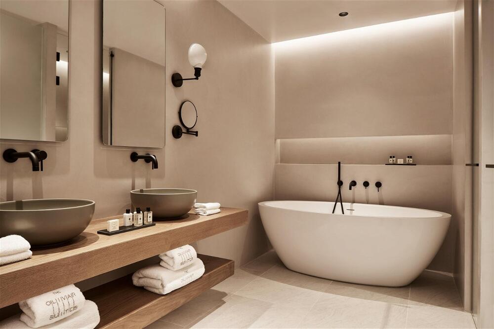 Foto del baño de Hotel The Olivar Suites