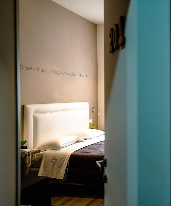 Foto de una habitación de Hotel Bruman Salerno