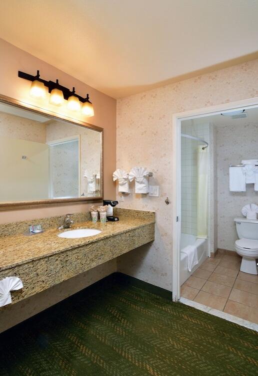 Foto del baño de Hotel Lamplighter Inn &amp;amp; Suites at SDSU