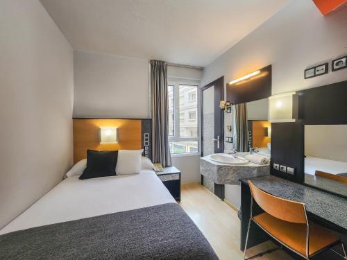 Foto de una habitación de Hotel Faranda Express Pathos Gijón