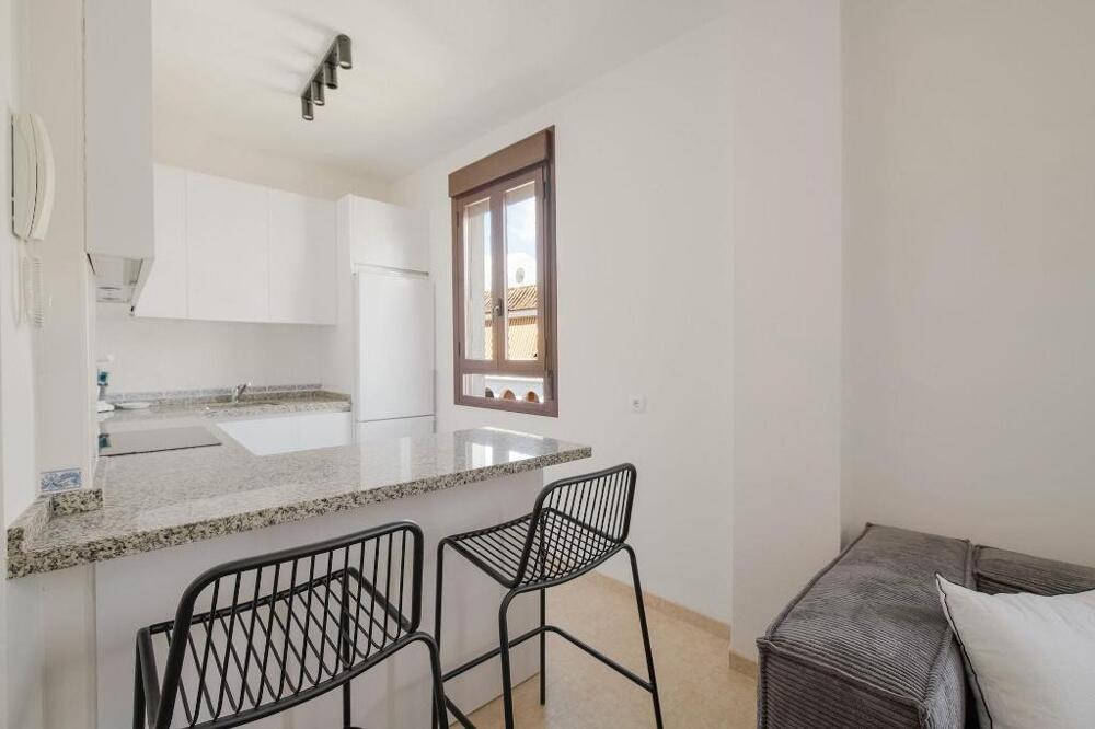 Foto de una habitación de Apartamentos Santiago