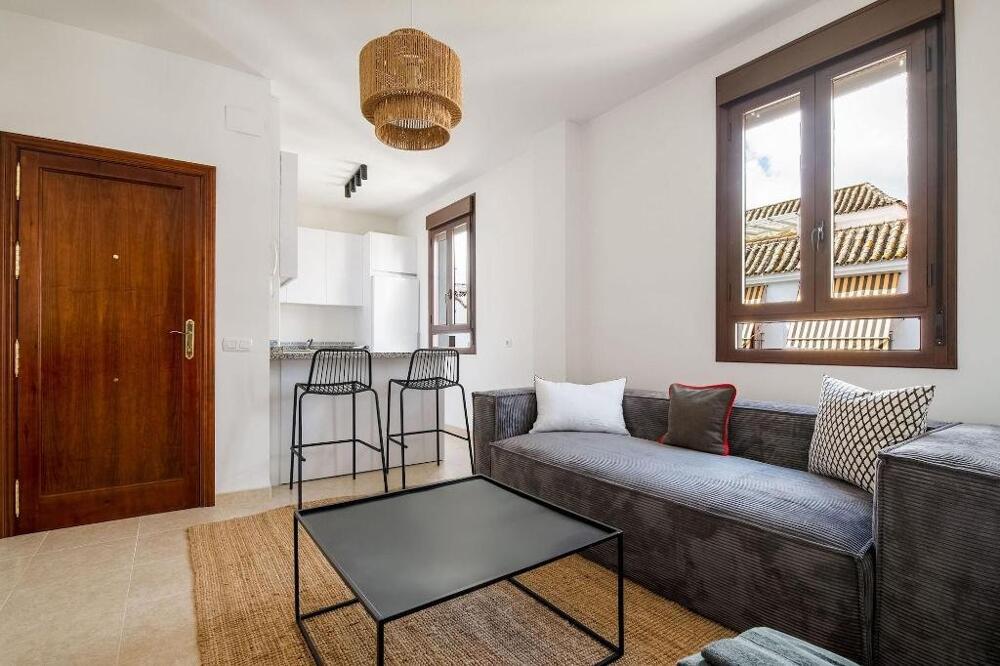 Foto de una habitación de Apartamentos Santiago