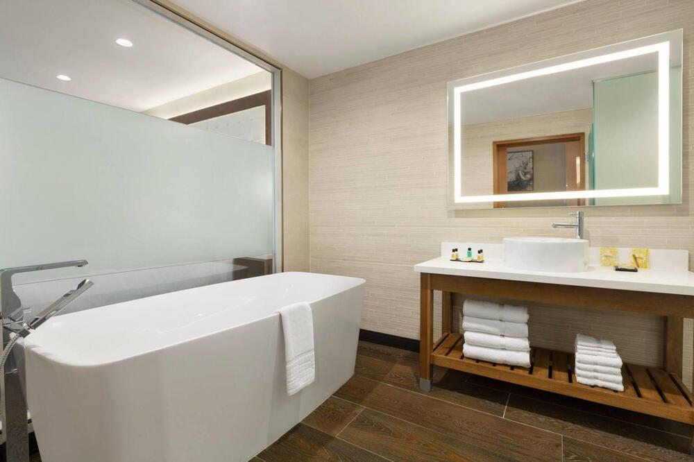 Foto de una habitación de Hotel Wyndham Anaheim