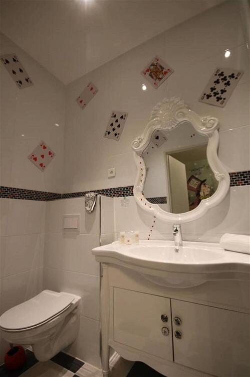 Foto del baño de The Originals Boutique, Hôtel Lakeside, Biscarrosse , Lac
