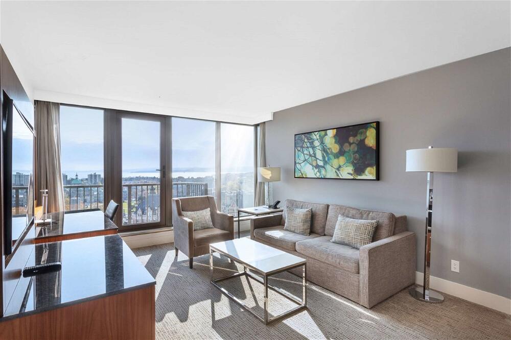 Foto de una habitación de DoubleTree by Hilton Hotel &amp;amp; Suites Victoria