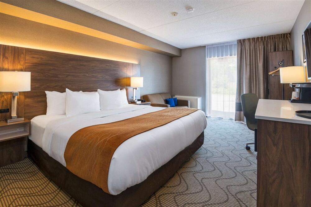 Foto de una habitación de Hotel Comfort Inn North Bay