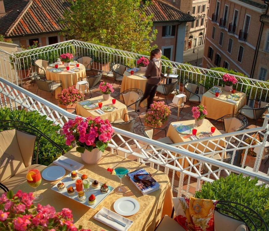 Foto de restauración de Bio Hotel Raphael - Relais &amp;amp; Châteaux