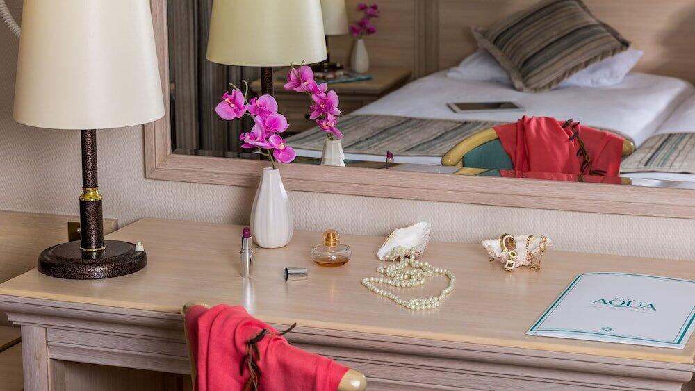 Foto de una habitación de Hotel Aqua