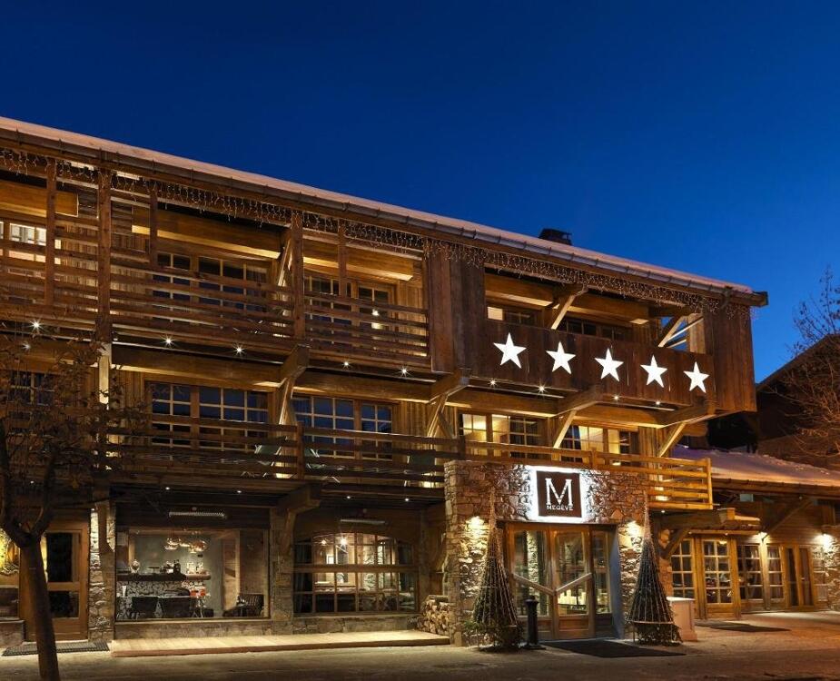 Foto del exterior de Hotel Le M de Megève