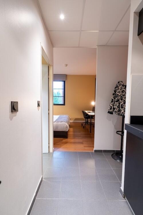 Foto de una habitación de Olivarius Apart Hotel Lille Villeneuve D&amp;#039;Ascq