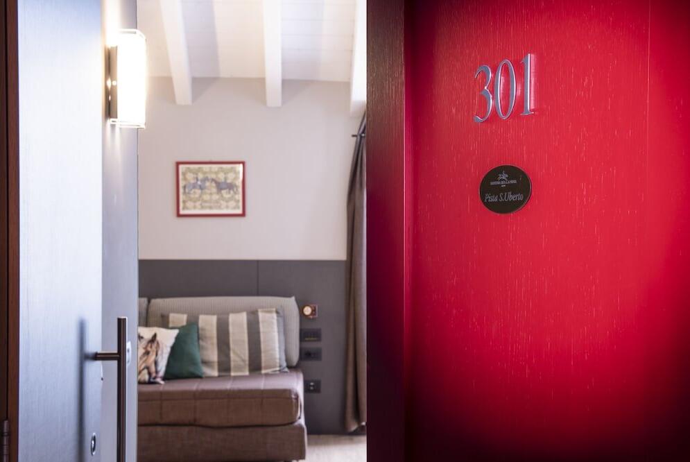 Foto de una habitación de Hotel Osteria della Pista