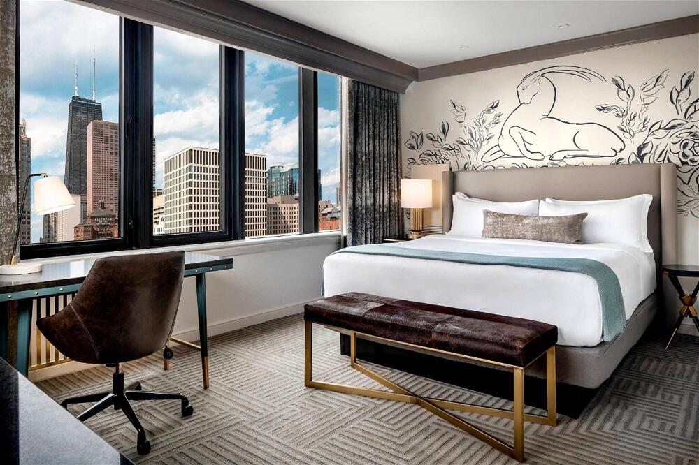 Foto de una habitación de The Gwen, a Luxury Collection Hotel, Michigan Avenue Chicago