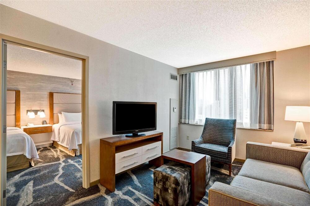 Foto de una habitación de Hotel Homewood Suites by Hilton Chicago-Downtown