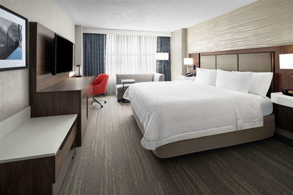 Foto de una habitación de Hotel Hampton Inn &amp;amp; Suites Chicago-Downtown